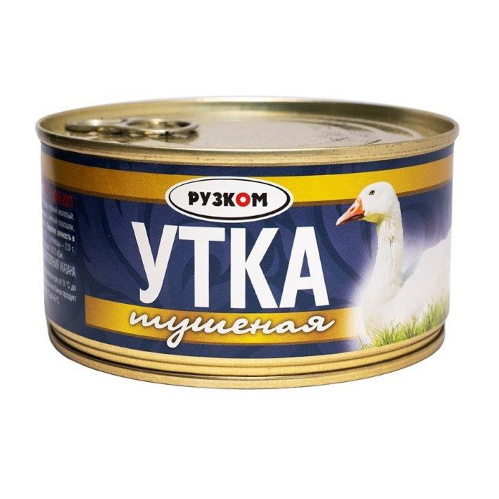Изображение товара Утка Тушеная Рузком 325г ж/б Ключ