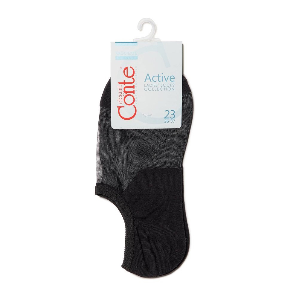 Изображение товара Носки Женские Conte Active Ультракороткие Черные р.25