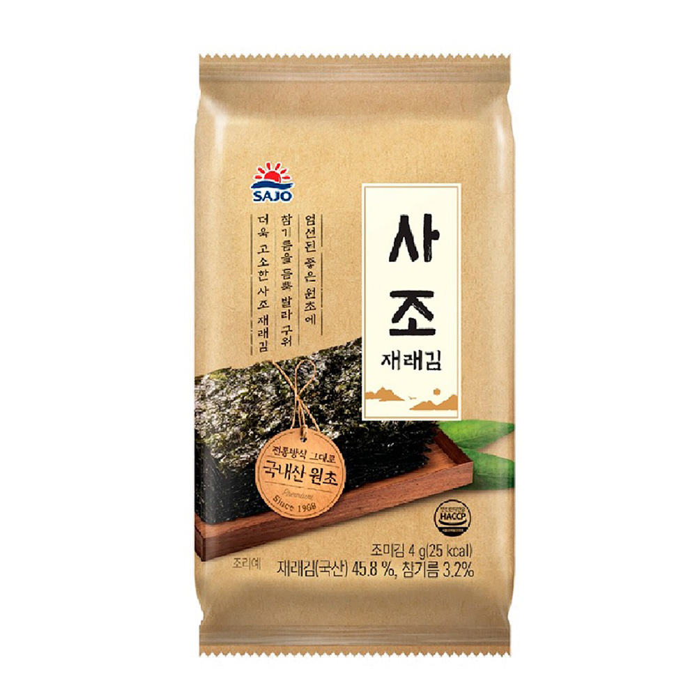 Изображение товара Чипсы Нори Sajo Оригинальный Вкус 4г