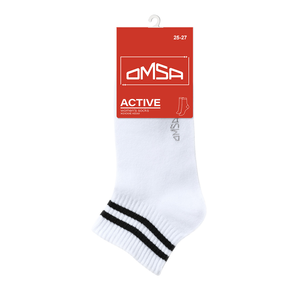 Изображение товара Носки Женские Omsa Active Белые р.25-27