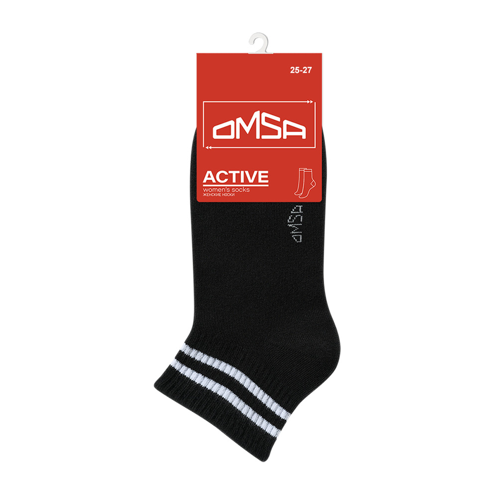 Изображение товара Носки Женские Omsa Active Черные р.25-27
