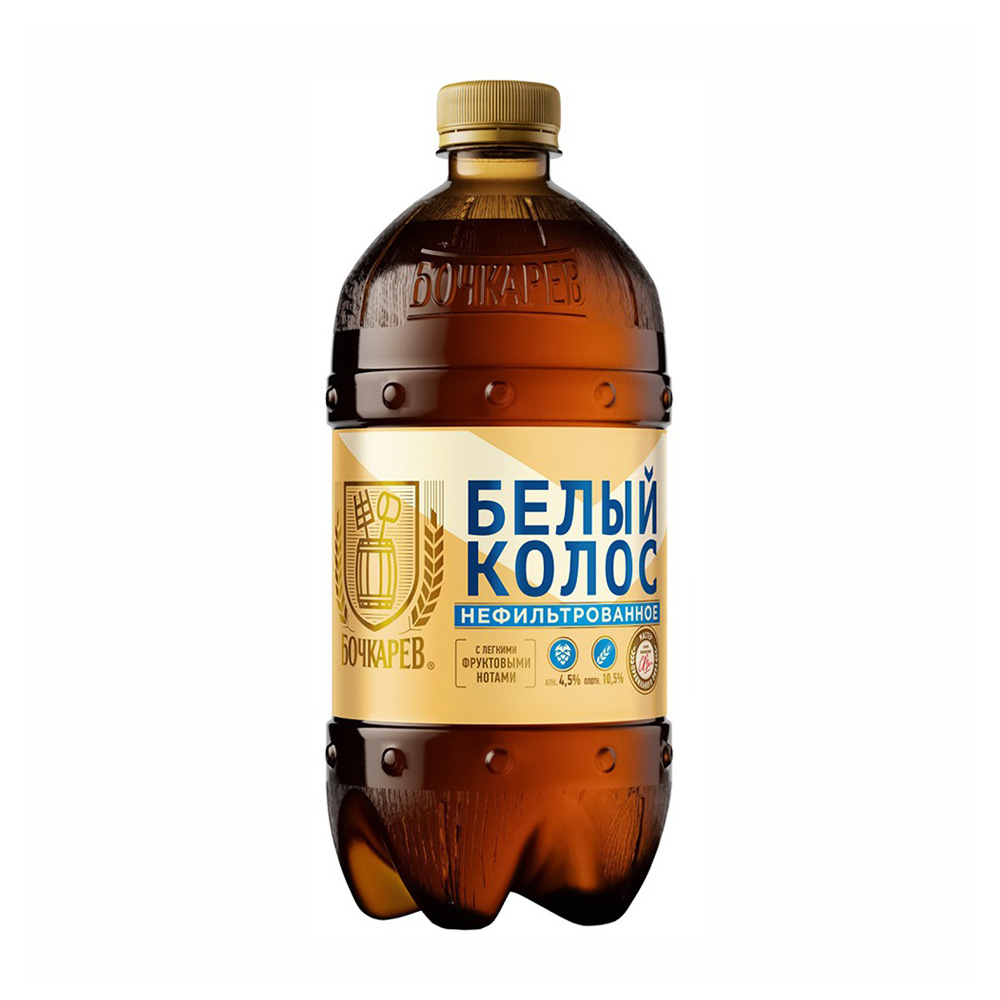 Купить пивной напиток бочкарев белый колос 4,5% 0,95л пэт с доставкой ...