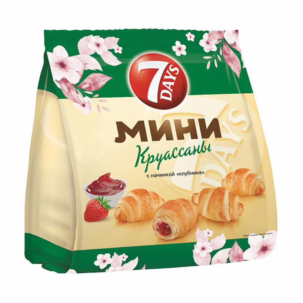 Купить круассаны 7 days мини клубника 265г с доставкой на дом в магазине  SPAR