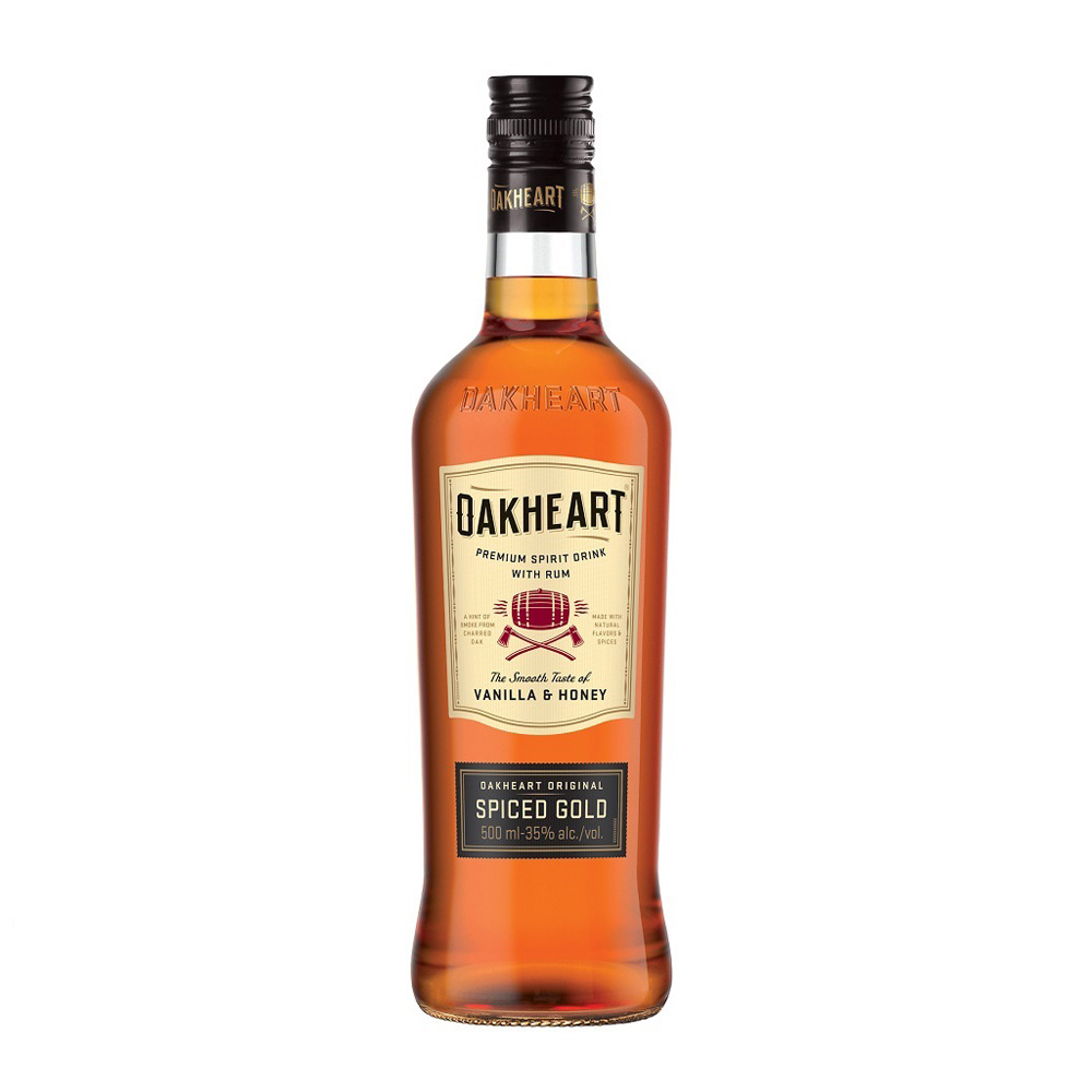 Изображение товара OAKHEART Original Spiced Gold — пряный ром 35% 0,5 л