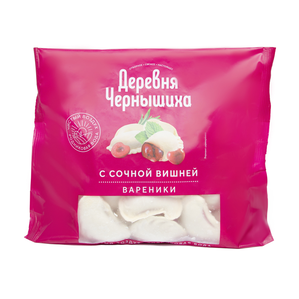 Изображение товара Вареники с Сочной Вишней Деревня Чернышиха 350г