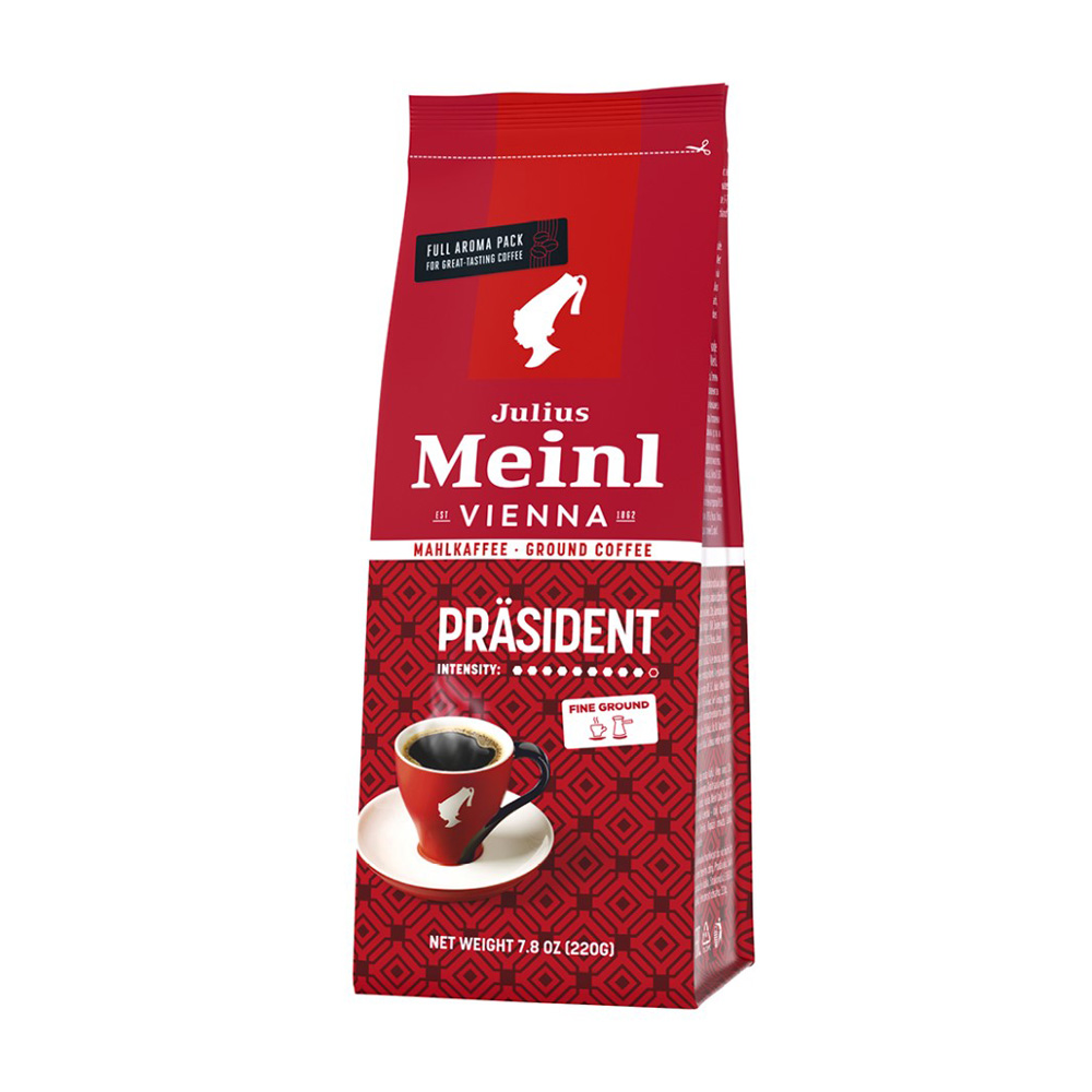Изображение товара Кофе Молотый Julius Meinl Prasident 220г