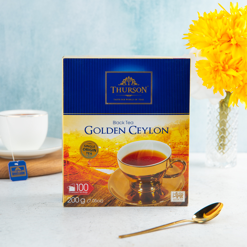 Изображение товара Чай Черный Thurson Golden Ceylon 100 Пакетиков