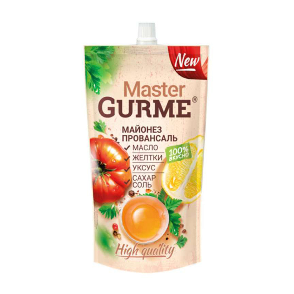 Изображение товара Майонез Master Gurme Провансаль 50,5% 0,35 л