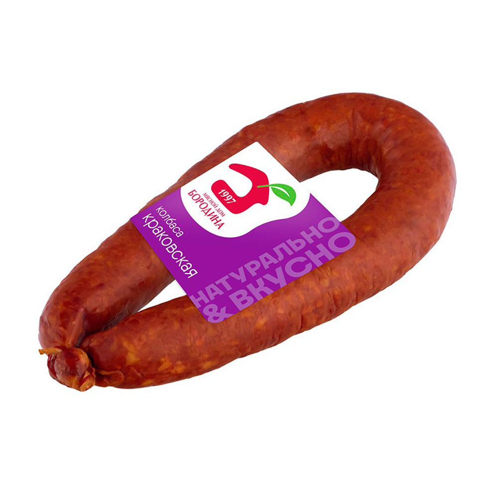 Изображение товара Колбаса Краковская Мясной Дом Бородина 400г