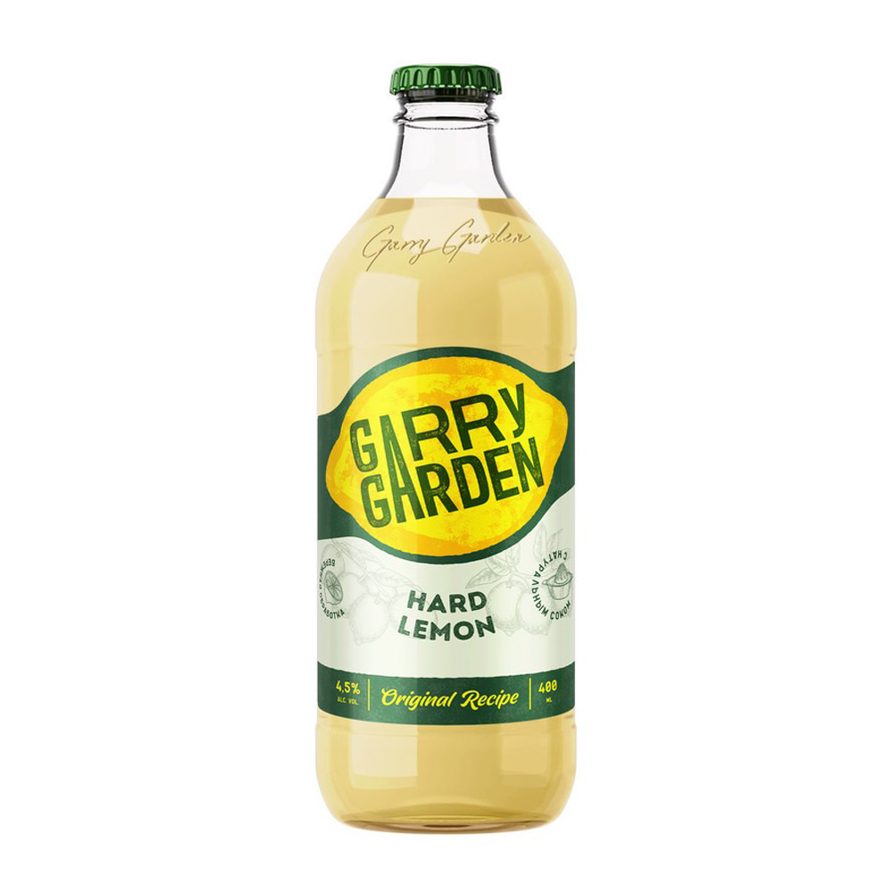 Изображение товара Пивной Напиток Гарри Гарден Хард Лимон 4,5% 0,4л Стекло