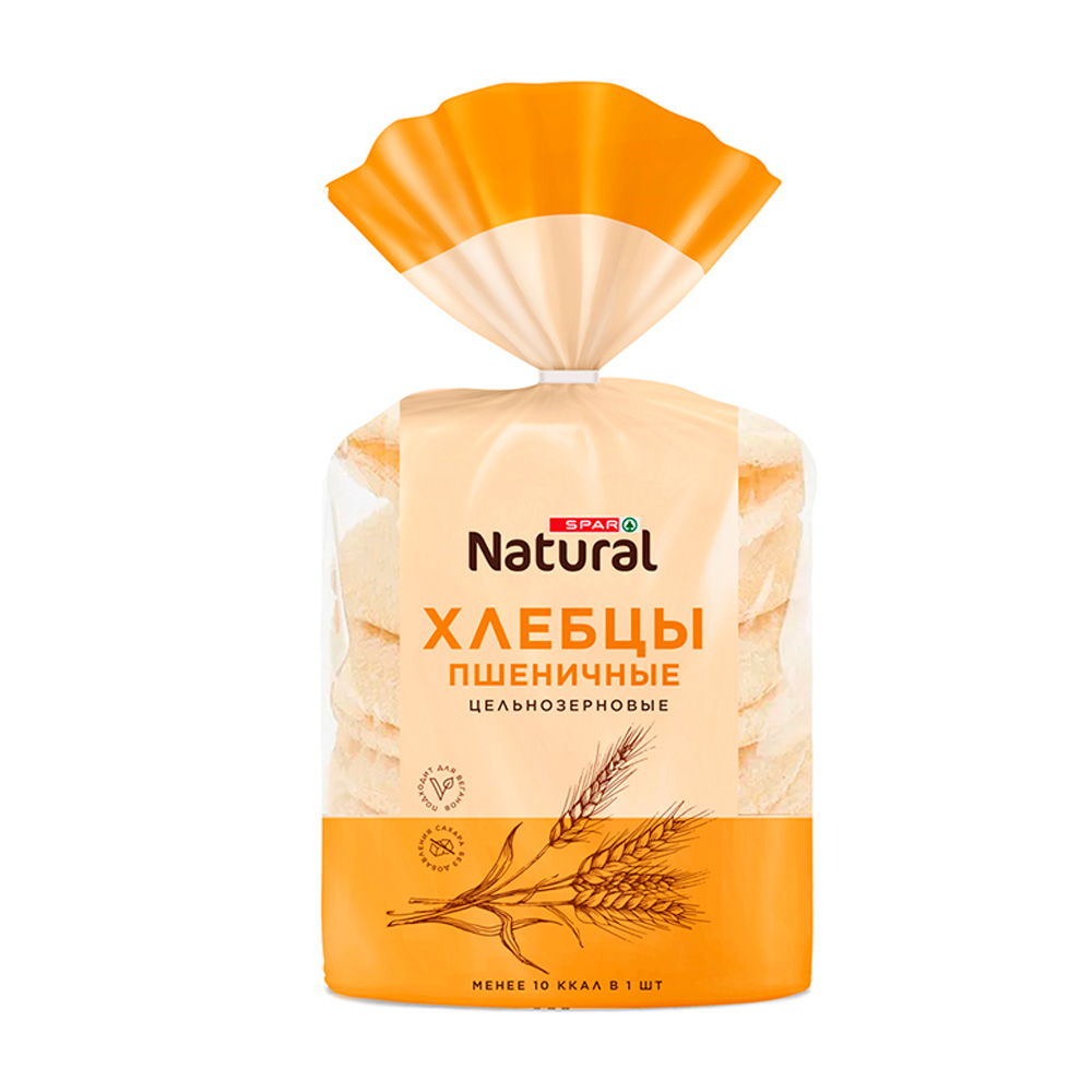 Изображение товара Хлебцы SPAR NATURAL Пшеничные 30г