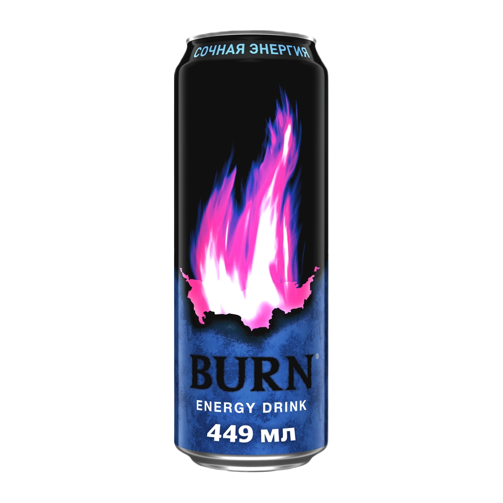 Изображение товара Энергетик Burn Сочная энергия 0,449 л