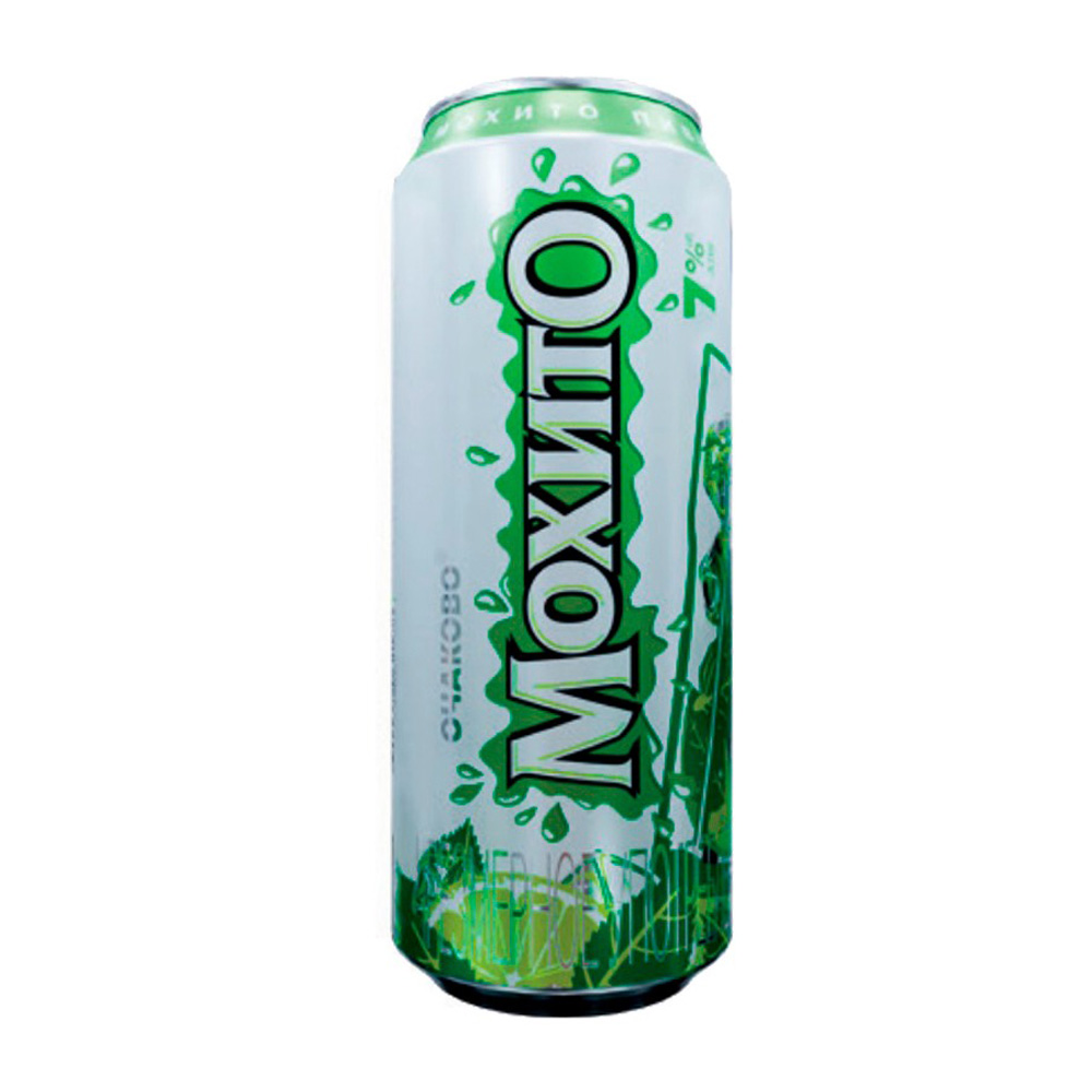 Купить пивной напиток очаково мохито 7% 0,45л с доставкой на дом в ...