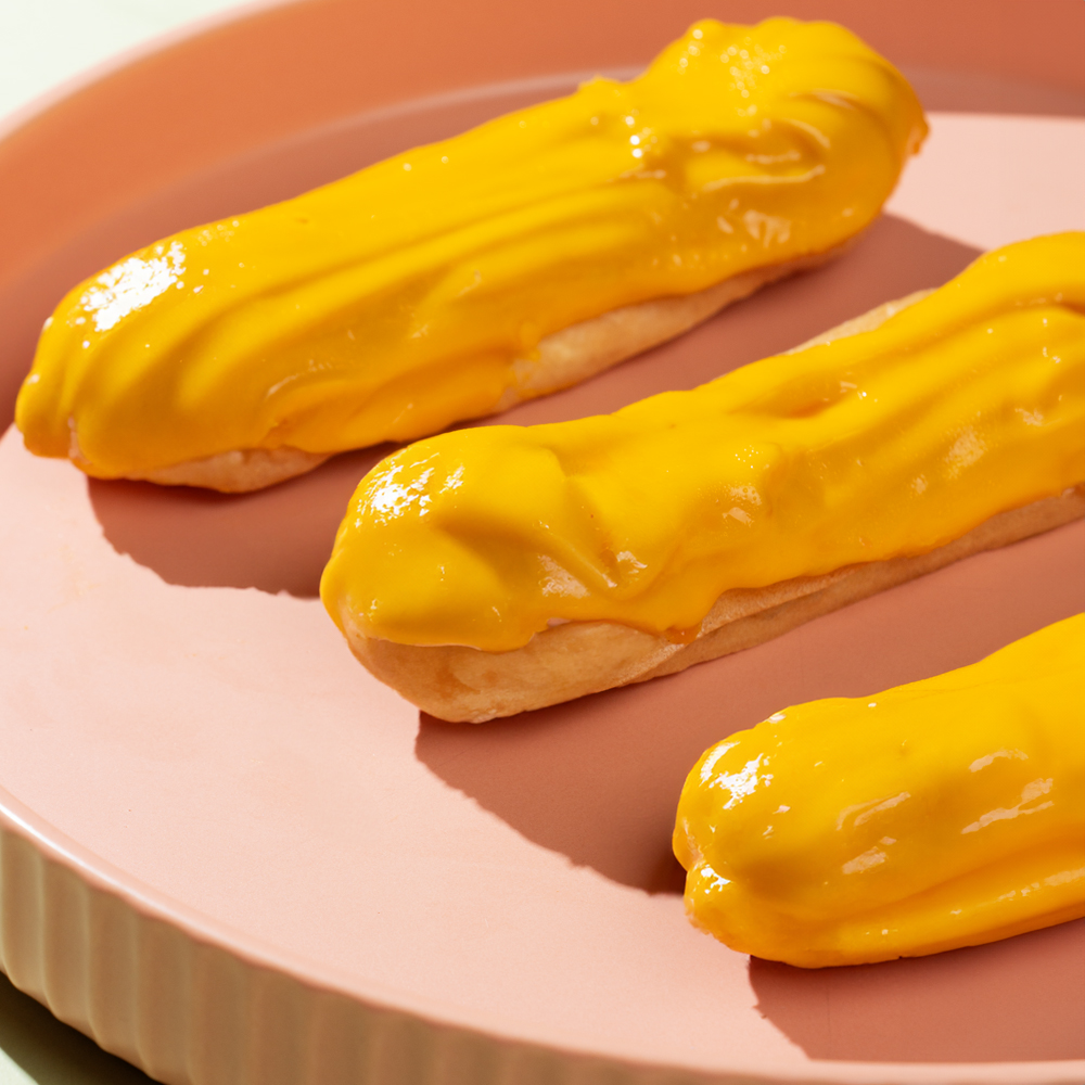 Изображение товара Пирожное Эклер Рикотта Манго Маракуйя 3шт 170г