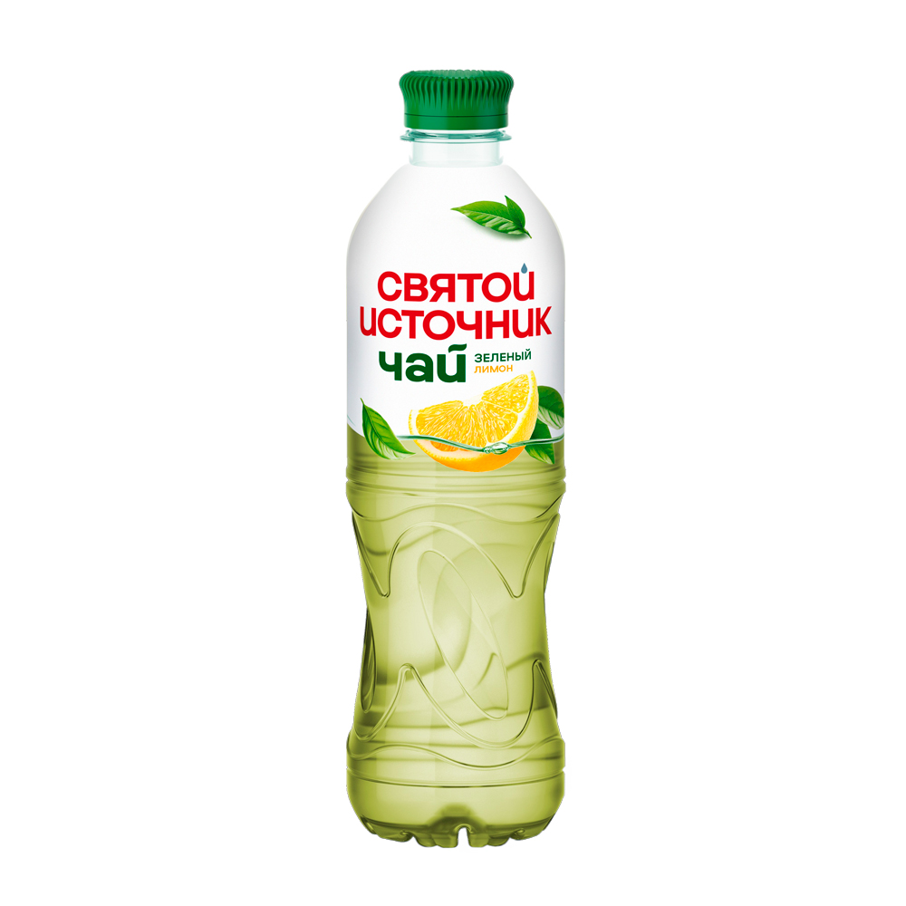 Изображение товара Чай Холодный Святой Источник Зеленый Лимон 0,5л