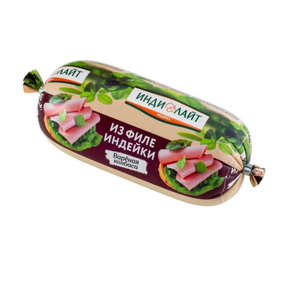 Изображение товара Колбаса Вареная Индилайт из Филе Индейки 400г