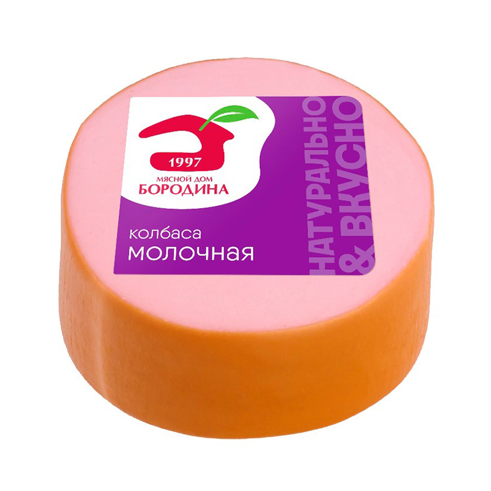 Изображение товара Колбаса Молочная Мясной Дом Бородина Кусок 400г