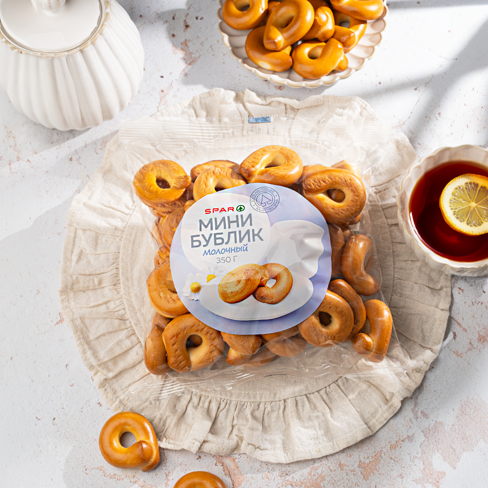 Изображение товара Мини Бублик SPAR Молочный 350г