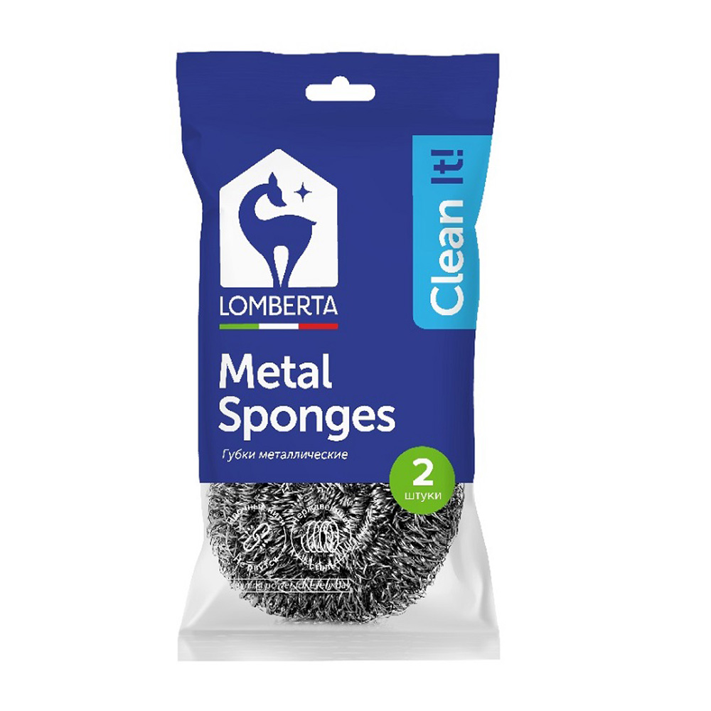 Изображение товара Губки Lomberta Металлические 2шт