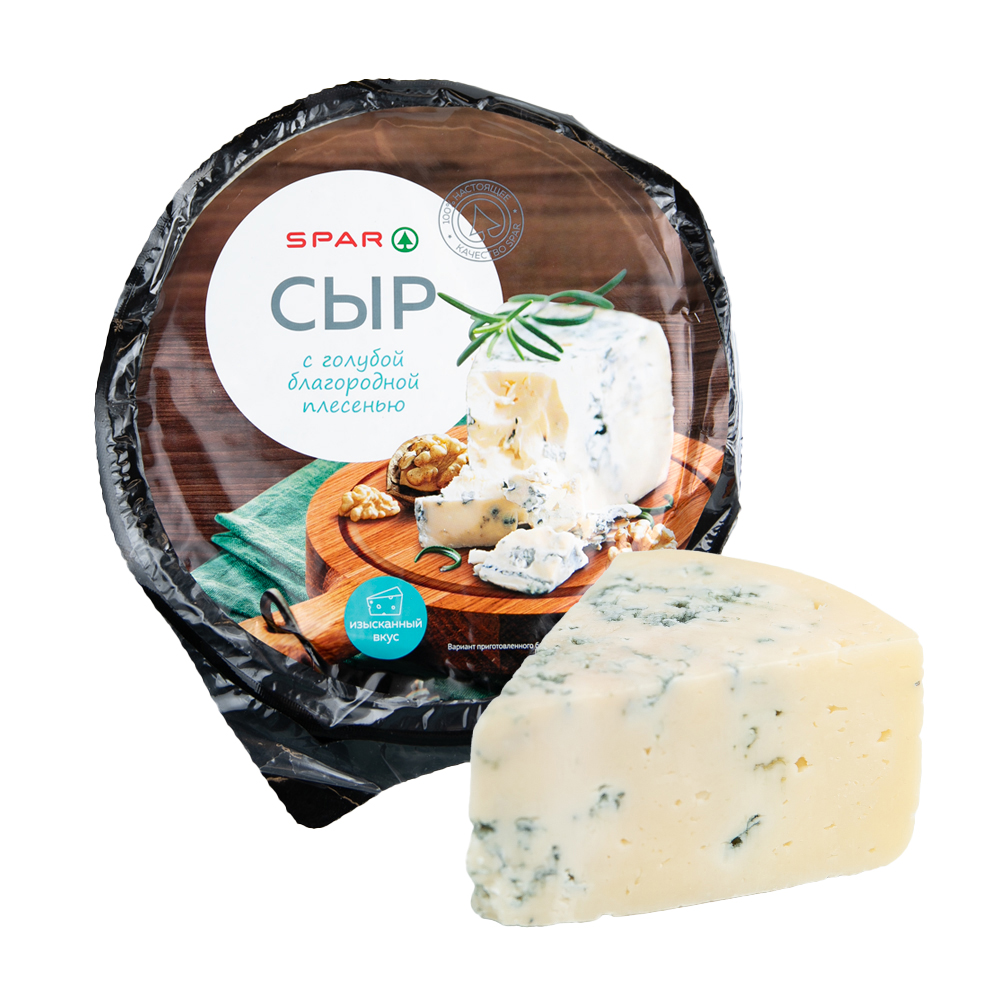 Изображение товара Сыр SPAR с Голубой Благородной Плесенью 60%