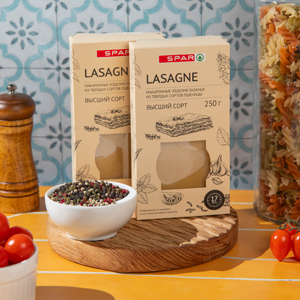 Изображение товара Макаронные Изделия SPAR Лазанья 250г