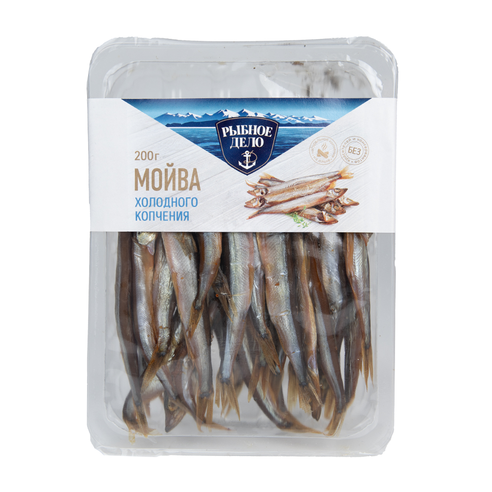Изображение товара Мойва Рыбное Дело Холодного Копчения 200г