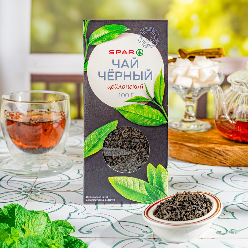 Изображение товара Чай Черный Spar Цейлонский 100г