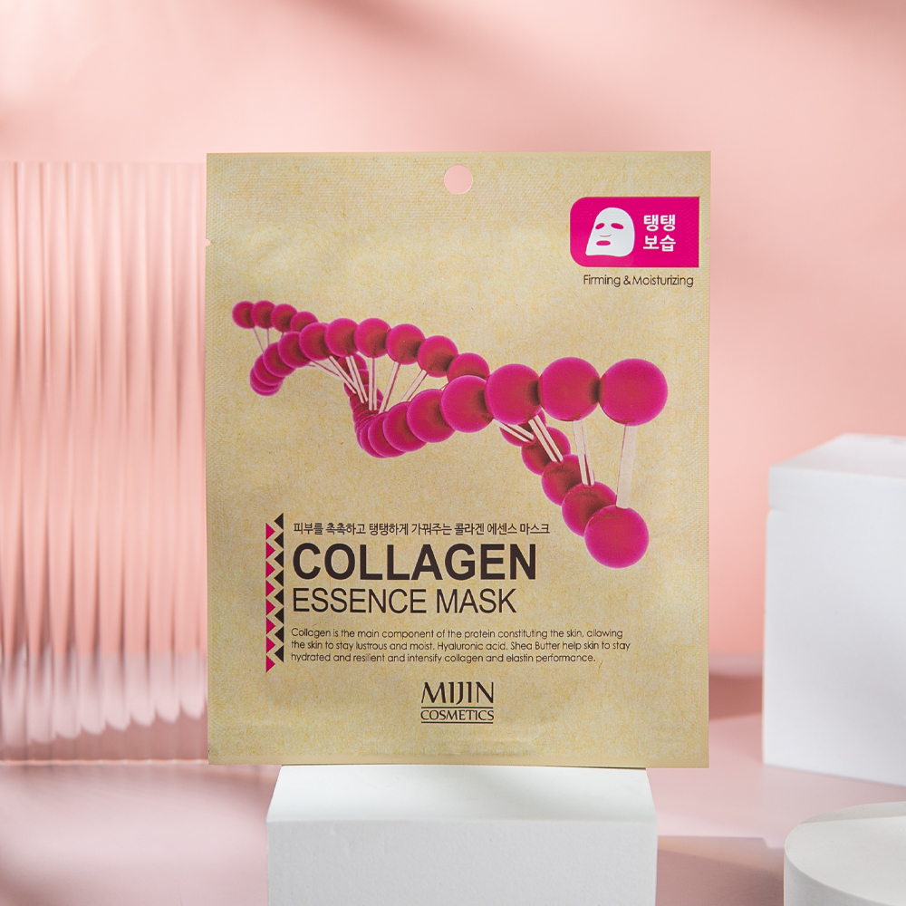 Изображение товара Маска для Лица Mijin Тканевая с Коллагеном 25г