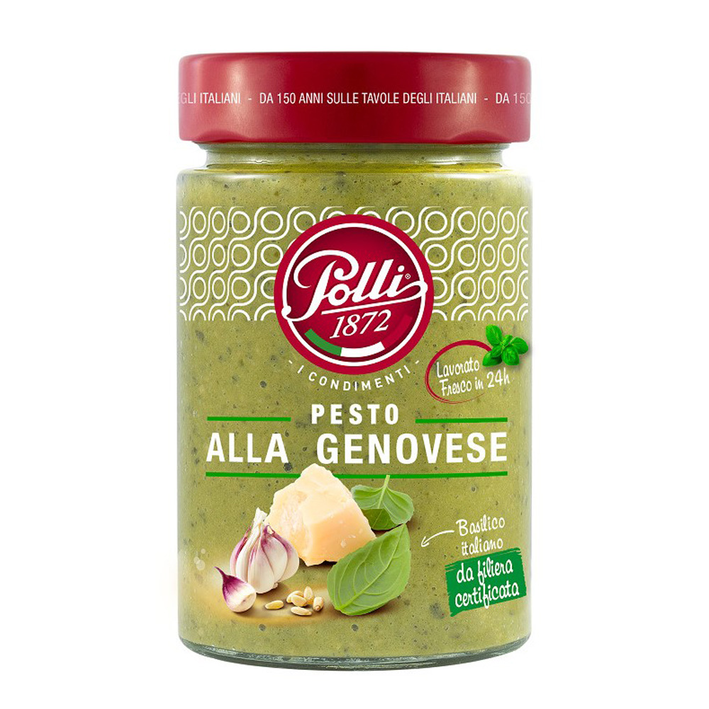 Изображение товара Песто Polli с базиликом и сыром, 190 г