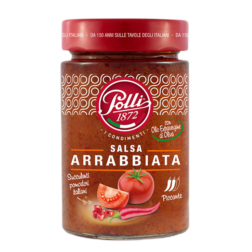 Изображение товара Соус Polli Arrabbiata Томатный с Перцем Чили 190г
