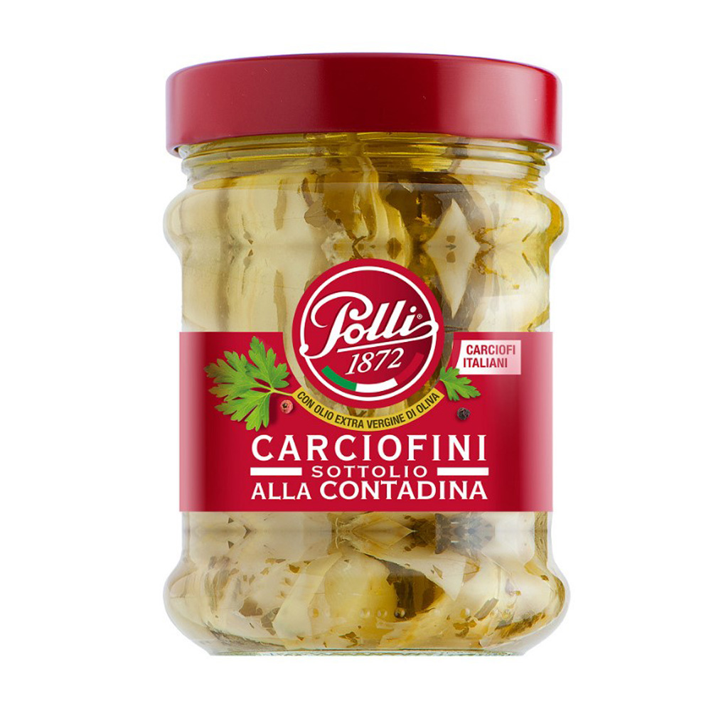 Изображение товара Артишоки Polli с Травами в Подсолнечном Масле 285г