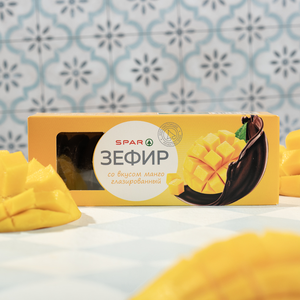 Изображение товара Зефир SPAR со Вкусом Манго Глазированный 210г