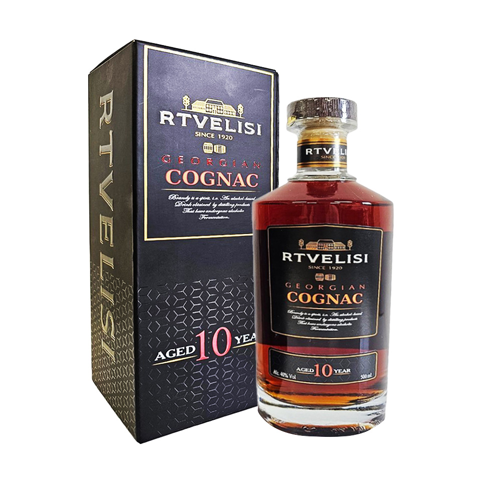 Изображение товара RTVELISI Коньяк Грузинский 10 лет 40% 0,5 л