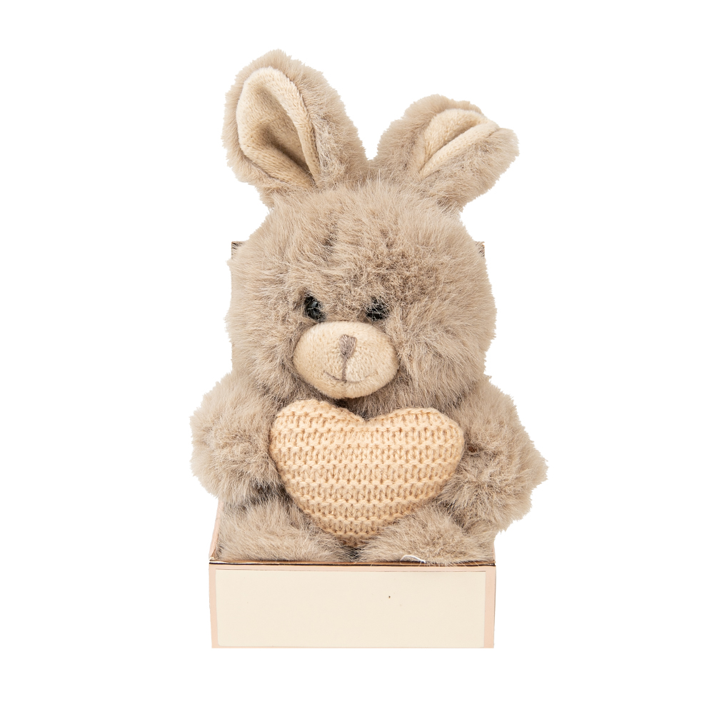 Изображение товара Игрушка Мягкая Плюшевый Зайчик с Сердечком 13см