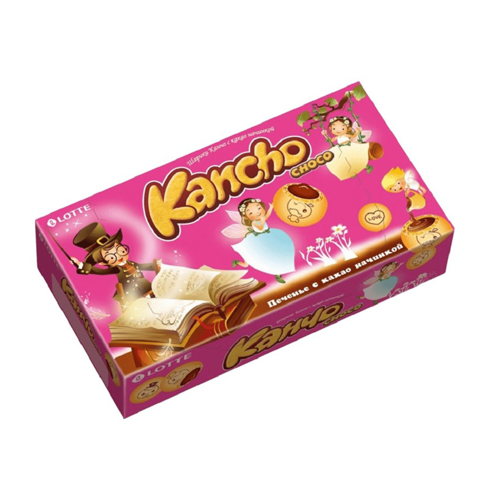 Изображение товара Печенье Lotte Kancho с Шоколадной Начинкой 42г