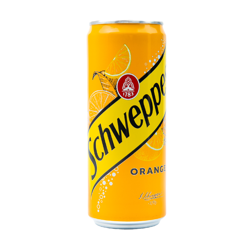 Изображение товара Напиток Газированный Schweppes Orange 0,33л ж/б