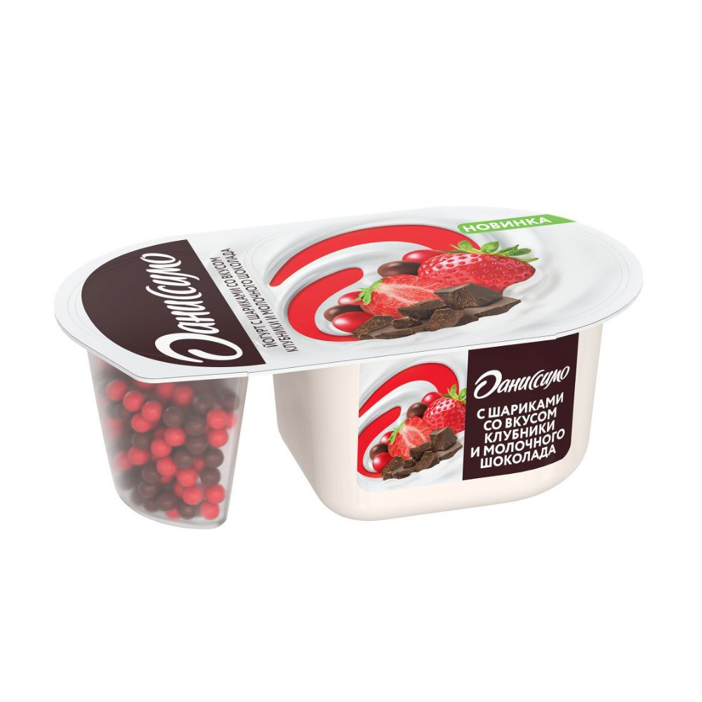 Изображение товара Даниссимо Фантазия Шоколад Клубника 105 г
