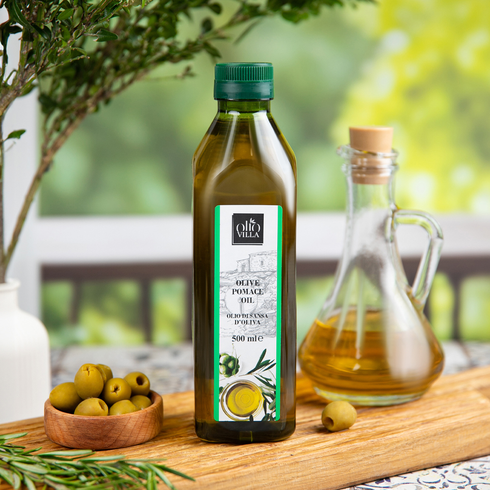 Изображение товара OlioVilla Pomace 0.5 л — оливковое масло, турция, холодный отжим
