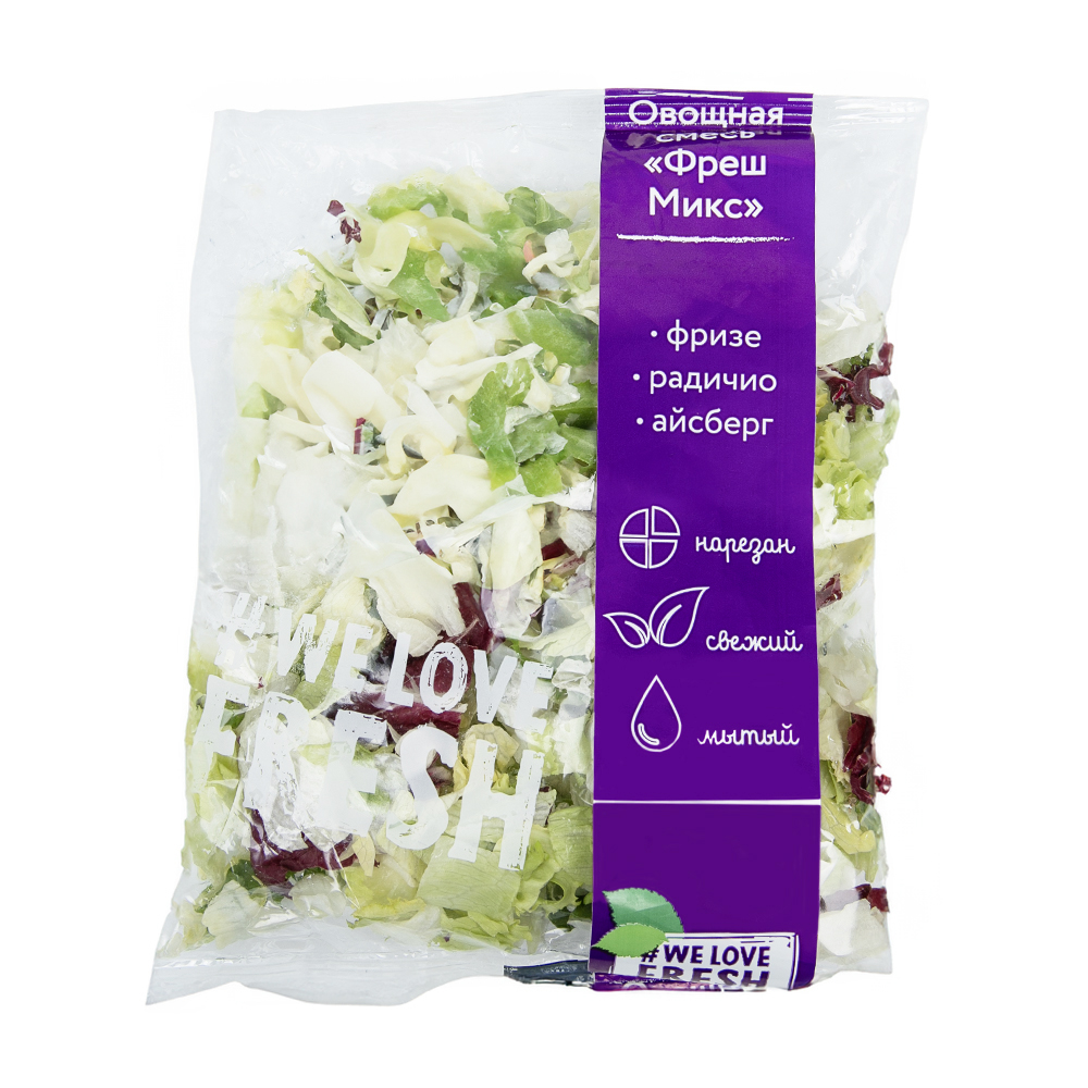 Купить салатный микс we love fresh фреш 140г с доставкой на дом в ...