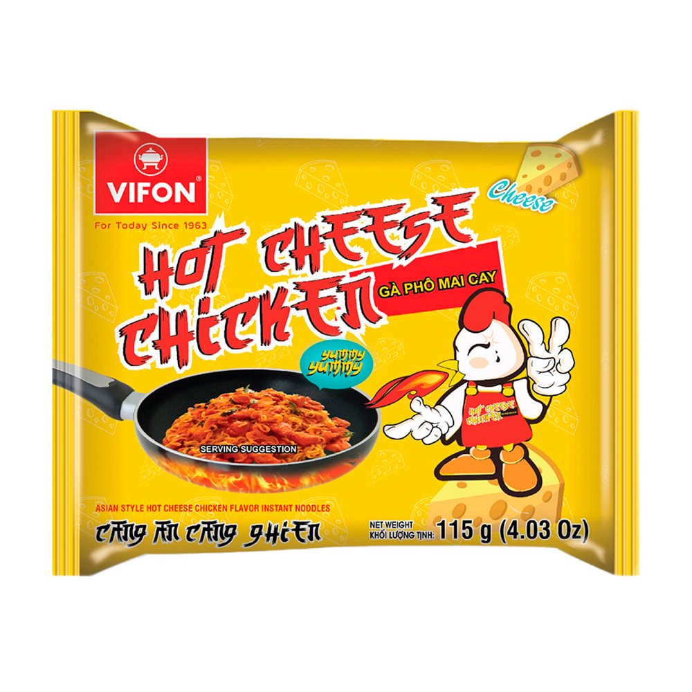 Изображение товара Лапша Быстрого Приготовления Vifon Вкус Сыра и Курицы 115г