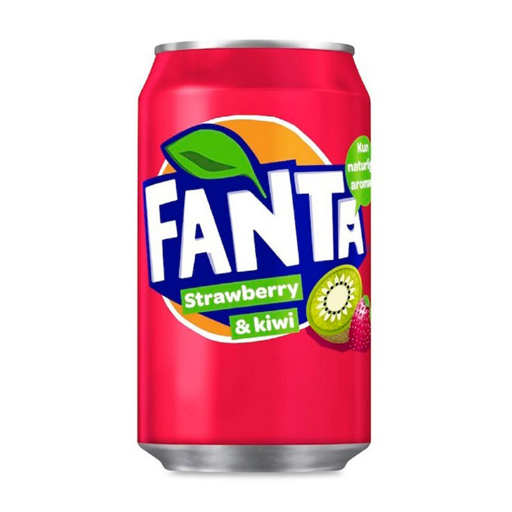 Изображение товара Напиток Газированный Fanta Strawberry Kiwi 0,33л
