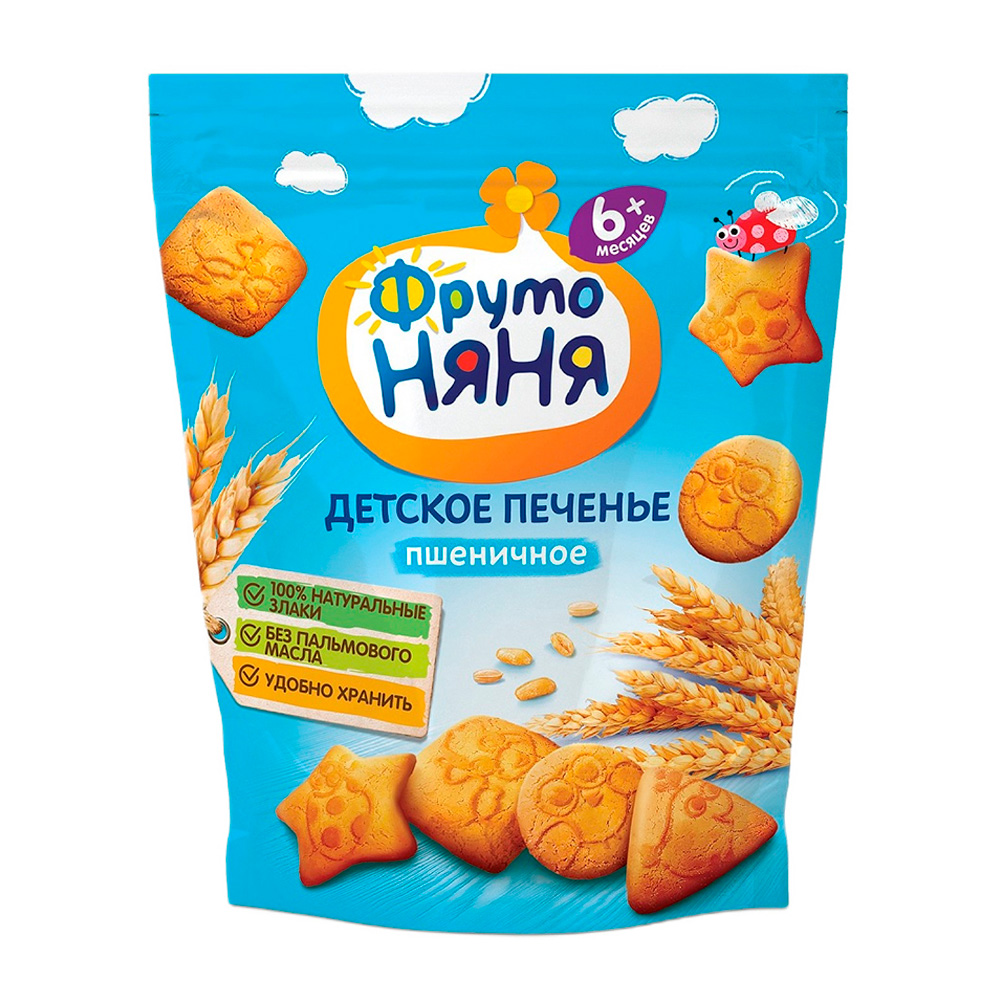 Изображение товара Печенье ФрутоНяня Пшеничное 120г