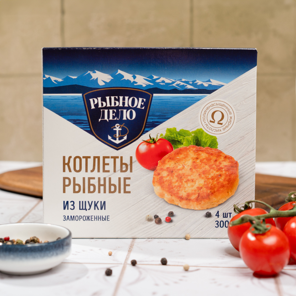 Изображение товара Котлеты Рыбное Дело из Щуки 300г