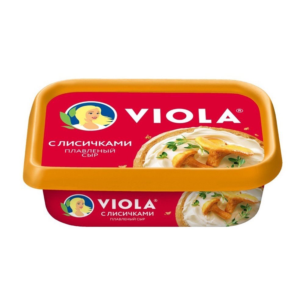 Изображение товара Сыр Плавленый Viola с Лисичками 50% 200г