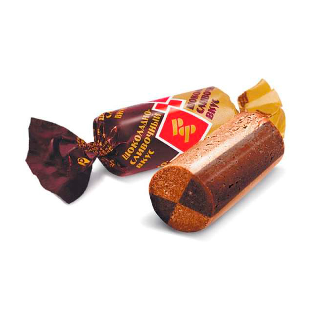 Изображение товара Конфеты Батончики Рот Фронт Шоколадно-Сливочный Вкус
