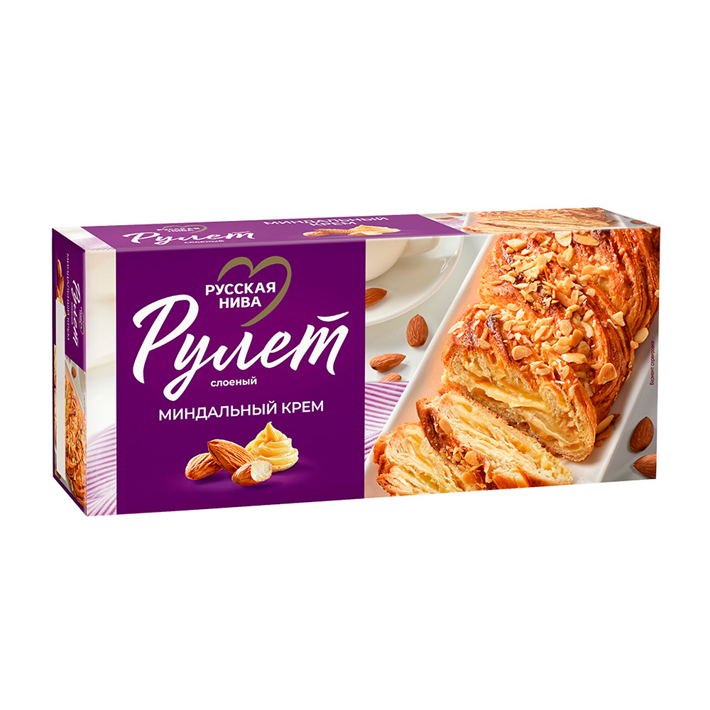 Изображение товара Рулет Русская Нива Миндальный Крем 300г