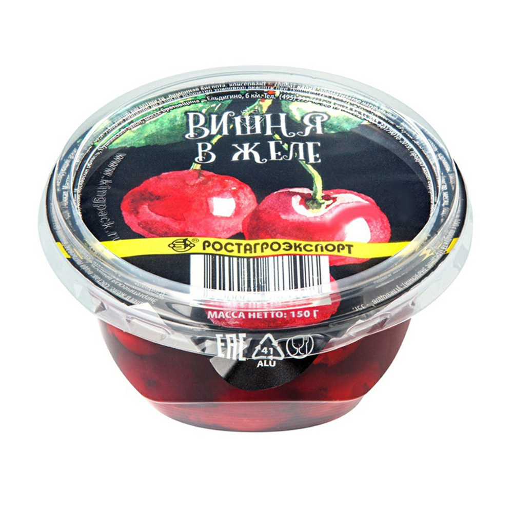 Изображение товара Вишня Ростагроэкспорт в Желе 150г