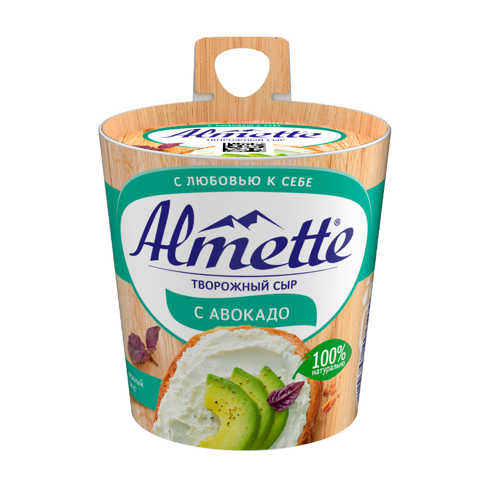 Изображение товара Сыр Творожный Almette с Авокадо 63% 150г