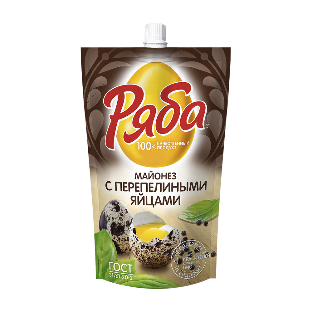 Изображение товара Майонез Ряба с Перепелиными Яйцами 50,5% 330г