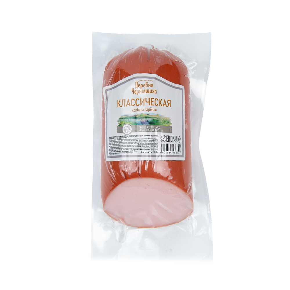 Изображение товара Колбаса Вареная Классическая Деревня Чернышиха 380г